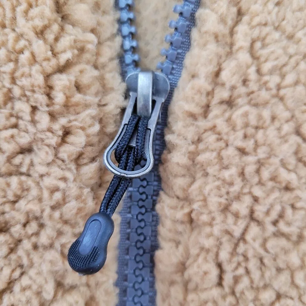 Stillwater Supply Fleece Vest Womens 2XL Caramel Brown Full Zip Soft Pockets NEW - Picture 6 of 16